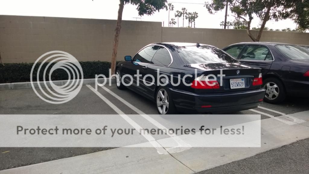 2004 325Ci Sport with 15mm Spacers! Before/After with pics! E46