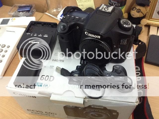 Canon 60D  và Tamron 17-50 VC full box