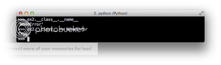ex2.class == NameError