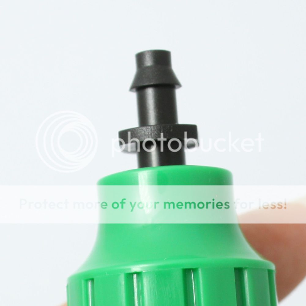 Green Water Tubing Pipe Adapters for Lawn Patio Garden Drip irrigation