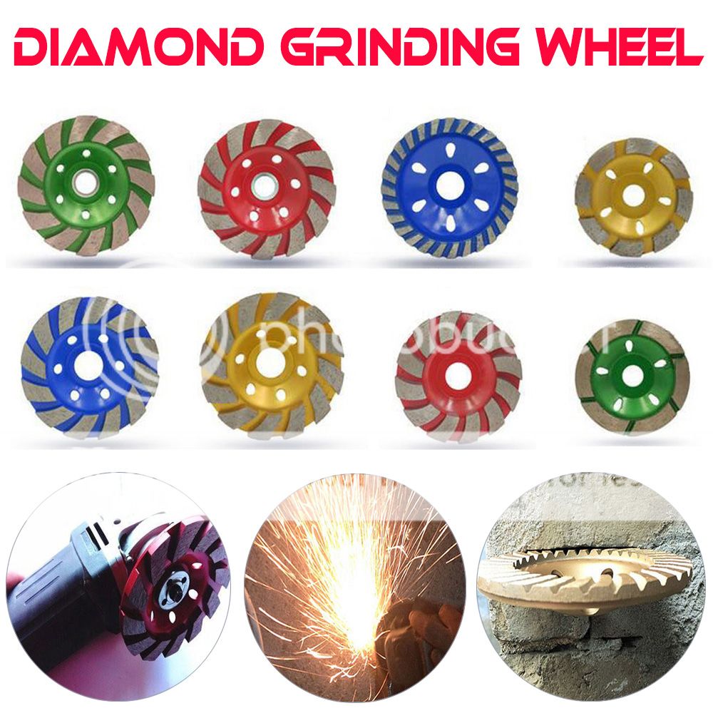 80100mm Diamond Segment Grinding Wheel Disc Cup Marble Concrete