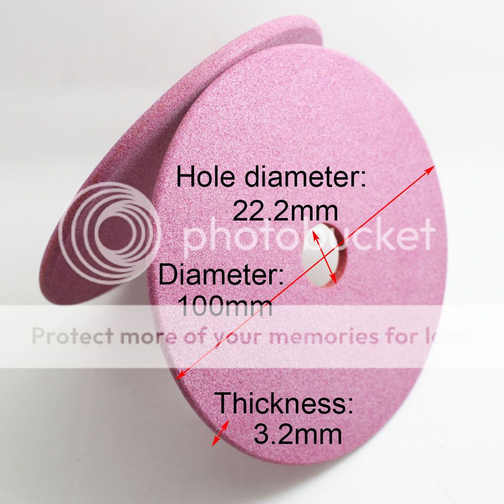 145x22.2mm Grinding Wheel Disc For Chainsaw Sharpener Grinder 3/8lp